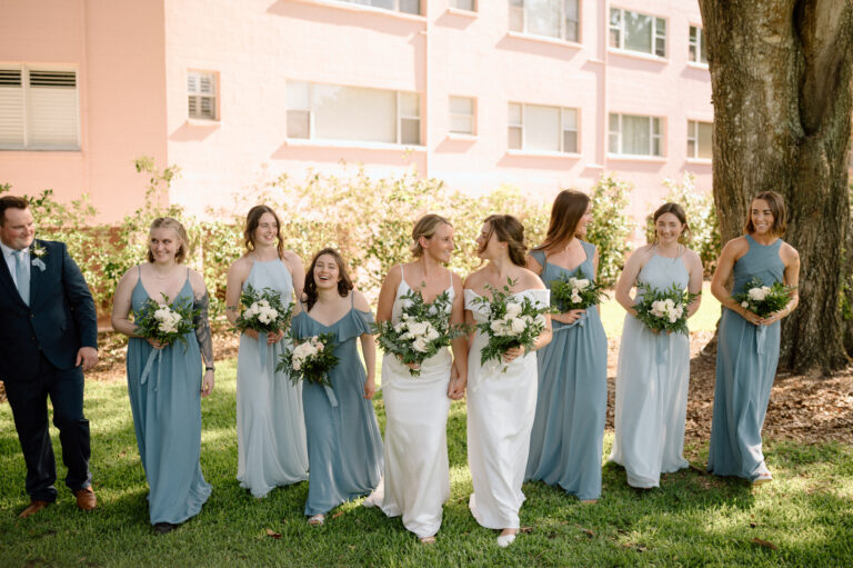 Romantic wedding at a historical villa in the heart of Orlando